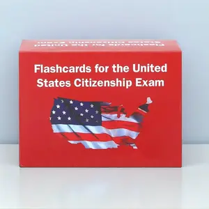 100 American Citizenship Exam Question Cards Set 2026, Comprehensive Study Guide for Naturalization Test, Essential Resource for Aspiring Citizens, Flashcards for the UnitedStates Citizenship Exam, Vocabulary Flashcards, Word Cards, Learning Flash Cards