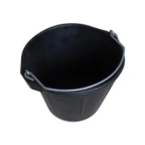 Master Rancher MR10QR-BUCK-BLK 10 Quart Rubber Bucket