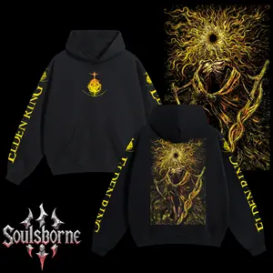 [Soulsborne Style] Vintage Midra Lord of Frenzied Flame 2.0 - Elden Ring Unisex Hoodie, Soulsborne Gaming Apparel, Game Shirt, Video Game Clothes, Boy Merch, Gift For Him, Gift For Her, Soulslike Streetwear