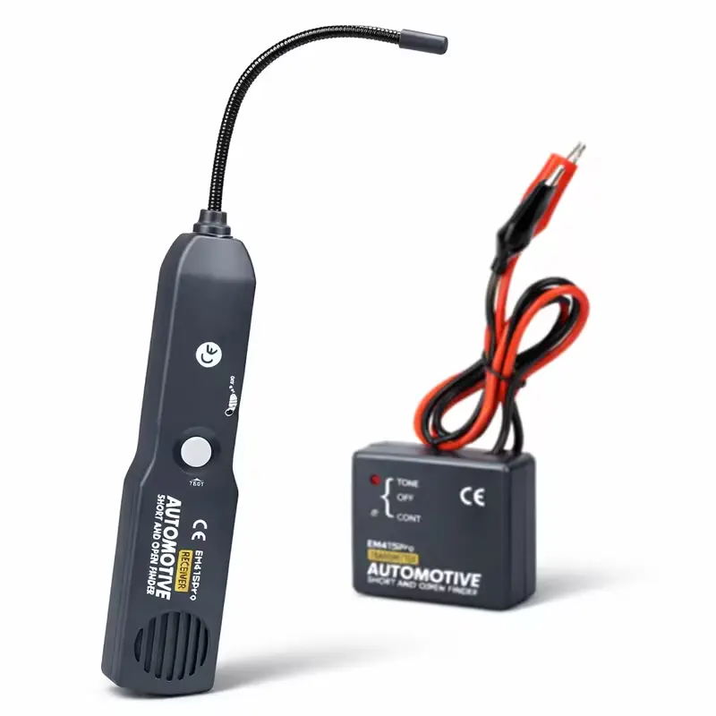 EM415PRO Wire Tracing Tester Kit, 6-42V DC Automotive Electrical Circuit Tester, Non-Contact Inductive Probe, Quick Open Wire & Short Circuit Location Tool for Car Repair