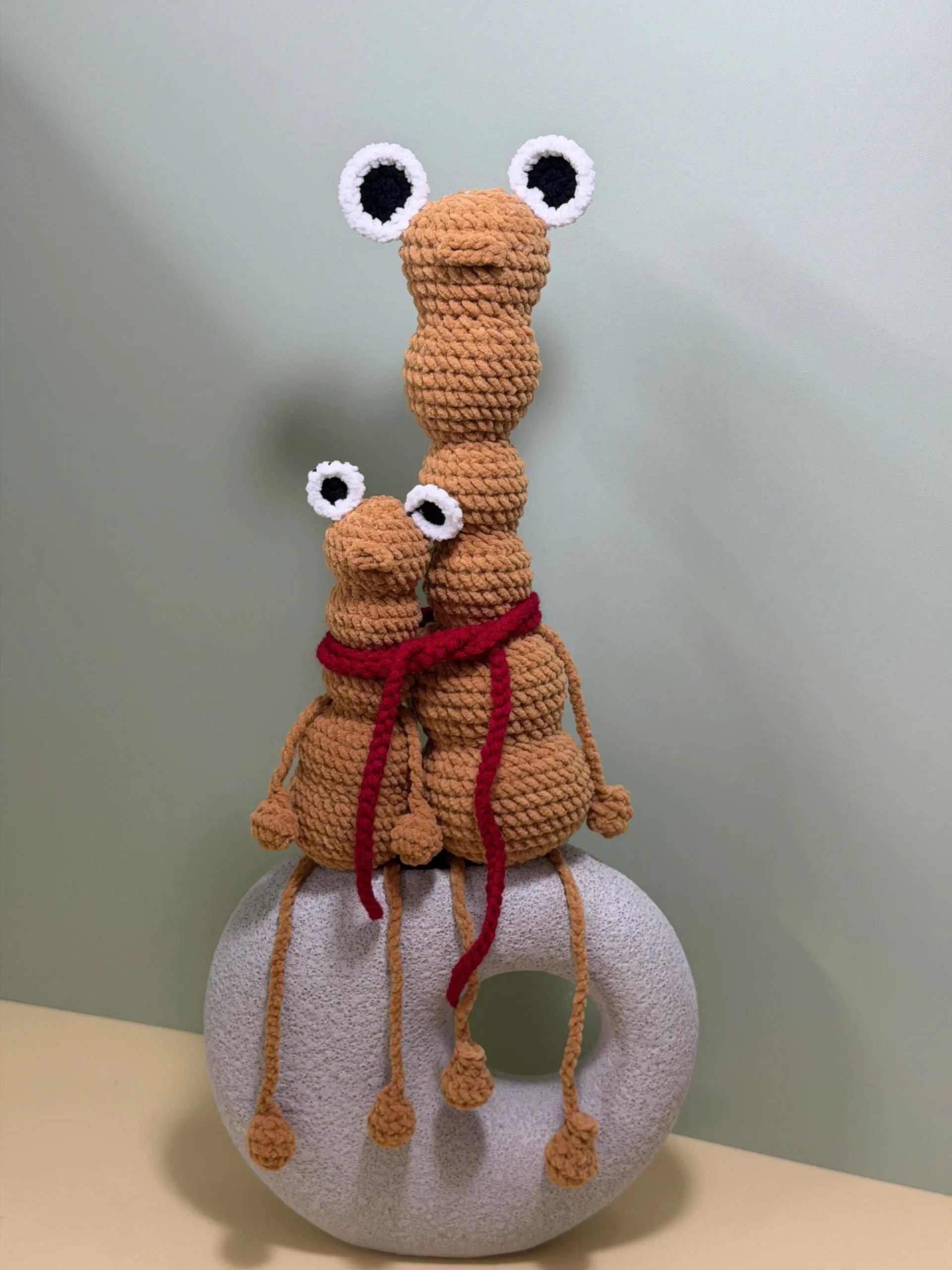 Handmade Crochet Giraffe Plush – Cute Amigurumi Toy, Unique Gift