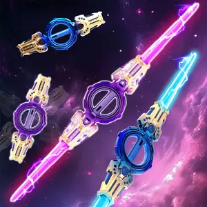 Epic 2-in-1 Dual Sabers 7-Color Changing LED & Motion Sound Effects The perfect gift for Galaxy Warriors