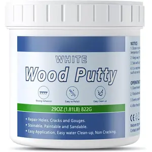 Putty, 29 Ounce White  Filler Putty,  Filler Paintable, Stainable, High-Capacity  Furniture Repair Kit Quickly Restore  Holes and Cracks on Wooden Furniture