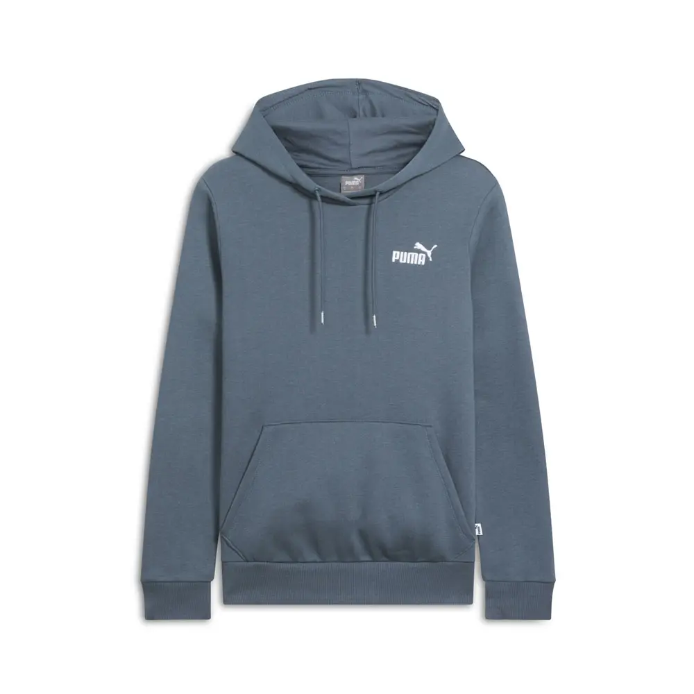 PUMA Womens Essentials Embroidered Logo Hoodie Casual Outerwear Casual - Grey