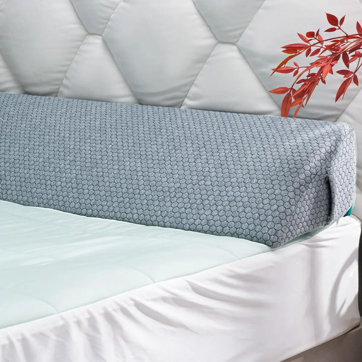 Adjustable Bed Wedge Pillow, Cozy Room Accessories Split Gap Filler for Adjustable Bed, Room Accessories, Bedroom Accessories Mattress Connector Repla