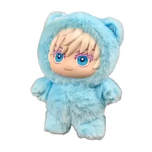 Cute JJK Gojo Cat Onesie Plushie Anime Fans Collect Gift