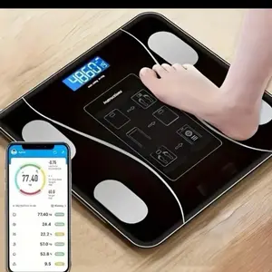Black Digital Bathroom Scale