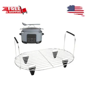 Roast and Steamer Rack Compatible with Ninja Foodi Possible Cooker Pro 8.5 Quart MC1000, MC1001, MC1010