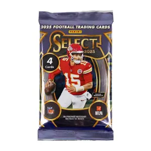 2025 Panini Select Football Red & Blue Prizm Shock Blaster Pack