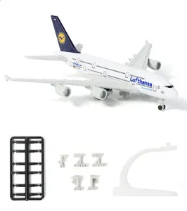 Airbus A380 Lufthansa 1:400 Scale Diecast Model Plane 16CM with Landing Gear Gift