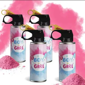 Gender Reveal Extinguishers -  Girl - Pink pack of 4  Powder - Perfect for Baby Showers and Gender Reveal Parties