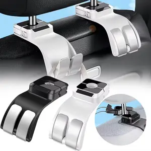 Car Headrest Hooks Hanger for Bag Seat Back Organizer Holder Clips Auto Fastener Hooks Car Duty Hooks Car Seat Back Storage Hook