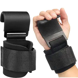 Heavy Duty Weight Lifting Hooks with Wrist Straps (1-Pair), Premium Deadlift Grips for Weightlifting, Powerlifting & Bodybuilding, Men & WomenWeightlifting Wrist Straps with Hooks , Non-Slip Support for Deadlifts, Pull-Ups, and Grip Enhancement