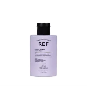 REF Cool Silver Shampoo 100ml - Sulfate-Free Botanical Extracts with Violet & Blue Pigments for Neutralizing Warm Tones