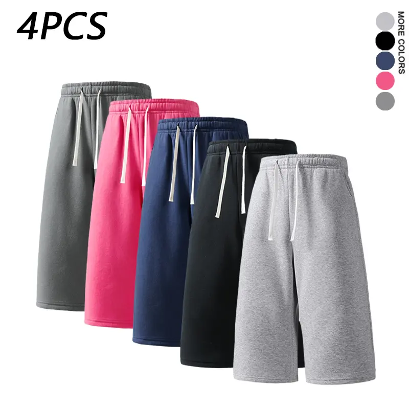 4Pack Men’s 3/4 sweatpants, available in 4-pack and 1-pack options shorts pant summervibes