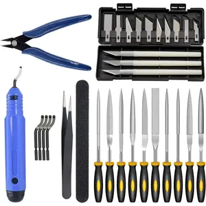32 Piece 3D Print Tool Kit Includes Debur Tool, Cleaning, Finishing and Printing Tool,3D Print Accessories for Cleaning, Finishing and Printing 3D Prints