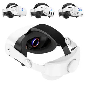 Adjustable Elite Headband for Meta Oculus Quest 2/3/3s, Enhances Comfort and VR Immersion, Reduces Facial Pressure, Essential for Long Gaming Sessions