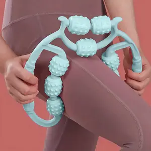 Cellulite Massage Tool Deep Fascia Massager & Dimpled Skin Remover for Legs - Anti-Cellulite Roller Tech with Lymphatic Drainage, Smooth Skin & Pain Relief for Thighs & Buttocks Sculpting