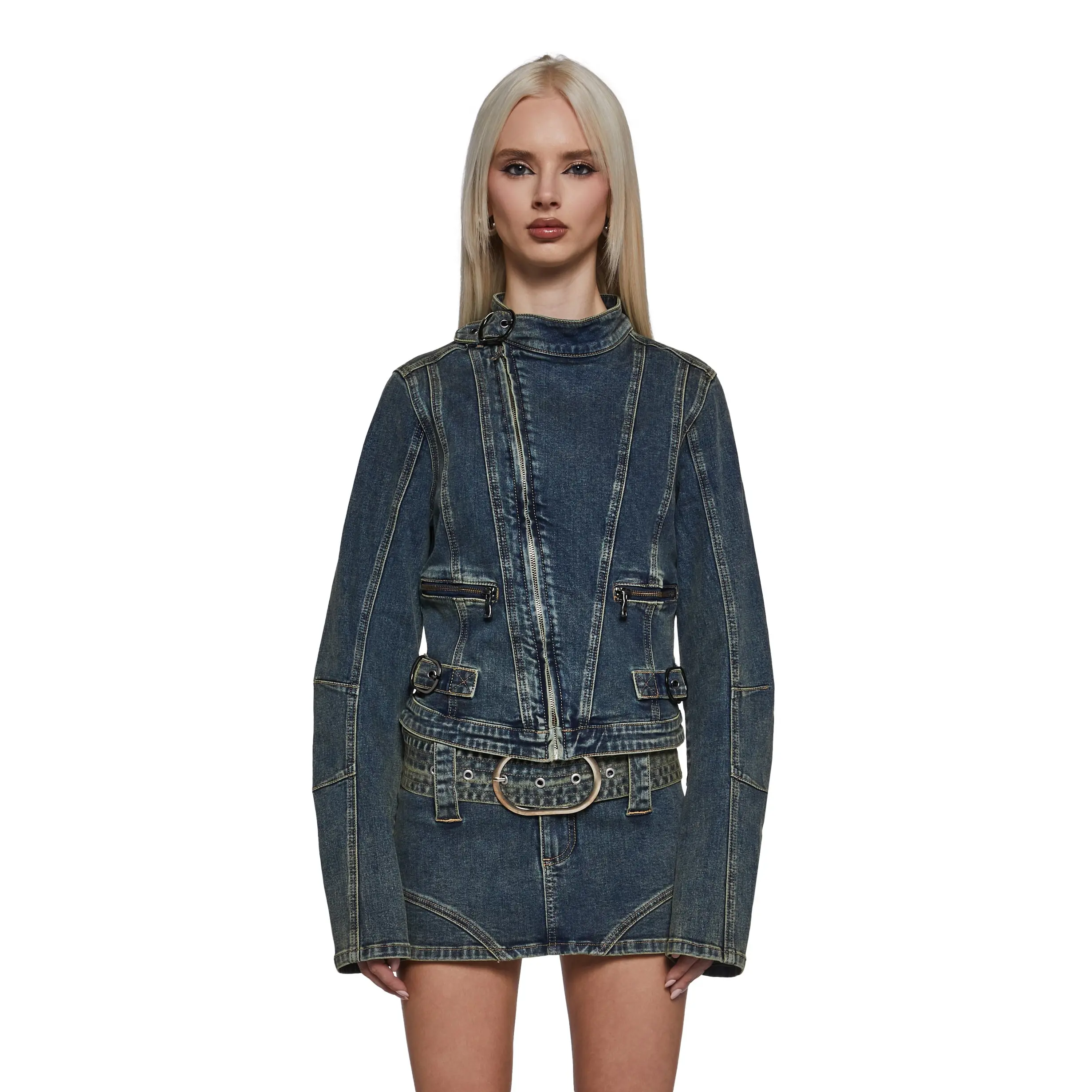 Kenzie Asymmetrical Moto Jacket