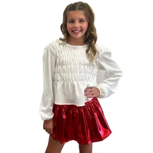 White Ruffle Detailed Blouse