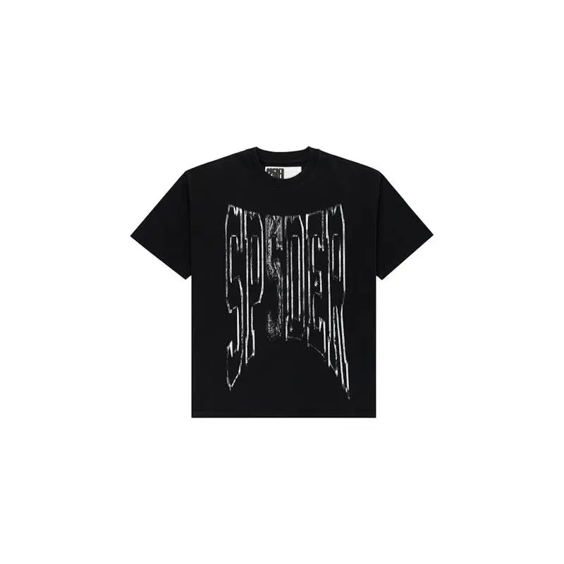 Sp5der Diffused Collegiate Tee Black (men) by StockX