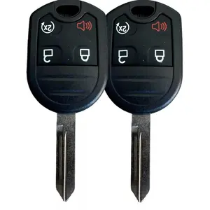 Set of Two 4 Buttons Remote Keyless Entry Replacement for Ford F150, F250, F350, F450, F550, F650, F750 Series Explorer 2011-2020 FCC ID: CWTWB1U793 (No Electronics or Circuit Board are Included.)