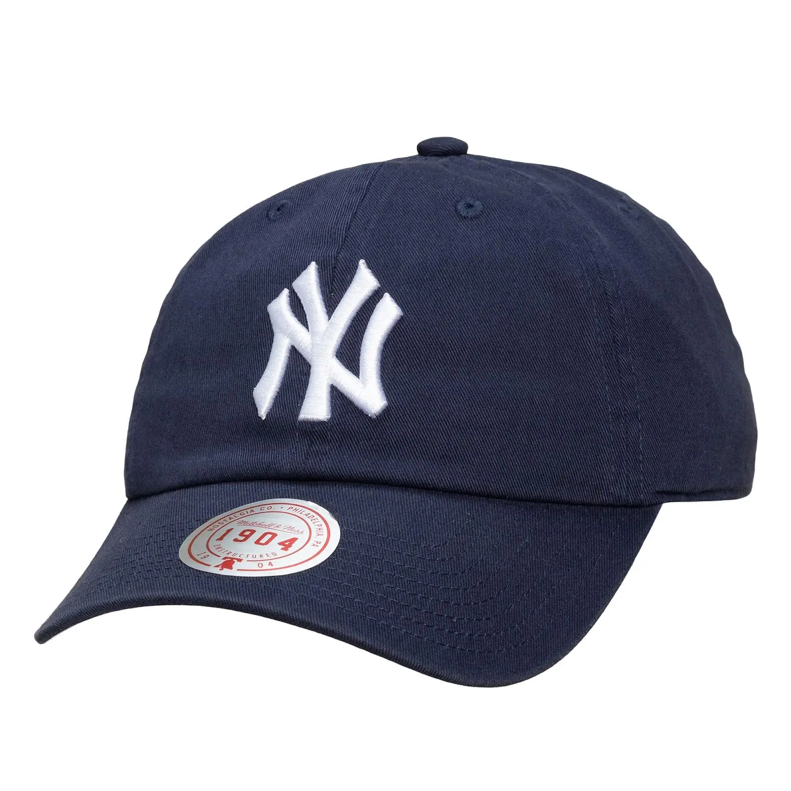 New York Yankees Navy 1904 Adjustable Dad Hat MLB Throwback Cap Fan Gear Mitchell & Ness