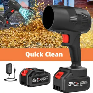High-pressure air blower, jet-type car blower, handheld snow blower, battery-powered rechargeable lithium battery, ergonomic non-slip handle, holiday gift