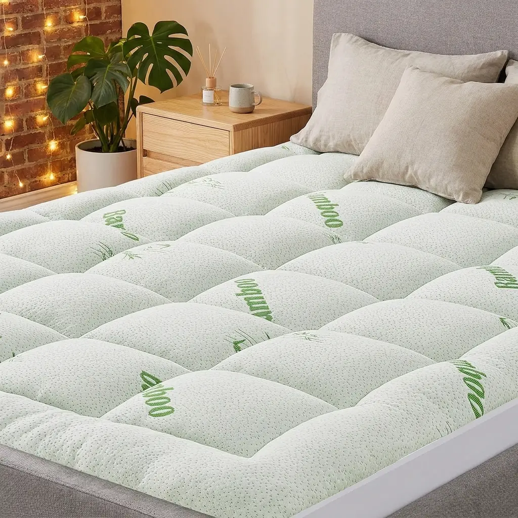Extra Thick Mattress 1000&500 GSM Topper, Down Alternative Overfill Plush Mattress Pad, Cooling Pillow Top with 8-21Inch Deep Pocket,summerwins