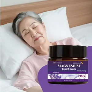 Lavender Night Massage Cream, Hydrating Moisturizing, Long-Lasting Scent, Improves Dry Rough Skin, Smooths Skin, Travel Essential, Moisturizer