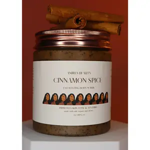Cinnamon Spice Exfoliating Body Scrub that Improves Skin Tone & Texture