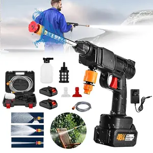 【FathersDayGift】KEPEAK  1500PSI Portable Electric Water Jet, Cordless High Pressure Spray Water Machine - for Car, House, and Garden Cleaning, Rechargeable Pressure Washer, Perfect Christmas & New Year Gift ldea