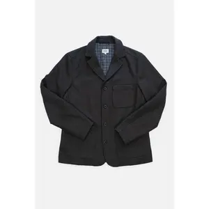 Nate Charcoal Wool Coat