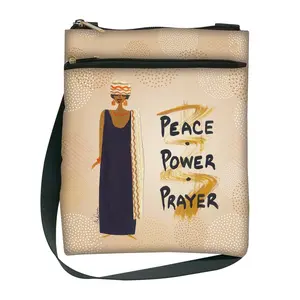 Peace, Power and Prayer Crossbody Travel Purse