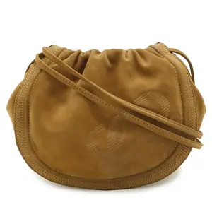 Pre-owned Loewe Suede Shoulder Bags Anagram Nubuck Mini Shoulder Bag