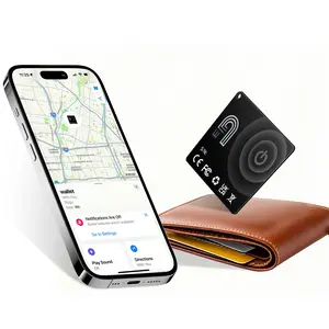 Mini Tracker Magicard Pro for iPhone, Works with Find My, Wireless Charging, Waterproof, Lost Device Protection, Wallet Car Key Finder, Smart Tracking Tag, Anti Lost Wireless, Electronic Gadgets