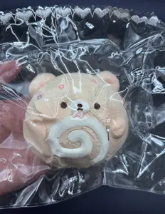 Large cute frozen butter Bear bun taba squishy