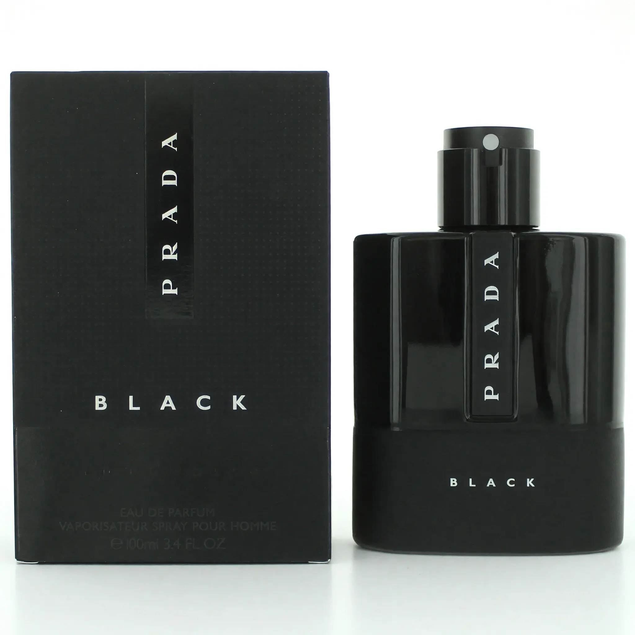 Prada Luna Rossa Black by Prada, 3.4 oz EDP Spray for Men, Mens Gifts, Father's Day Gifts, 3.4 Fl Oz, Masculine Energy