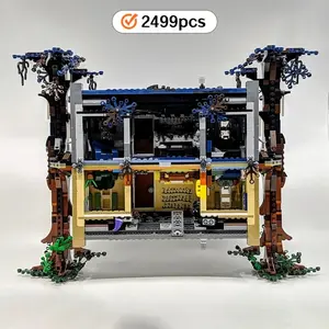 2499pcs 75810 Inverted World Model Display Blocks, Adult Brick Building Toys, Festival Gift, Unisex Figurines & Miniatures, Interlocking Building Block