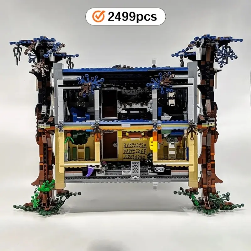 2499pcs 75810 Inverted World Model Display Blocks, Adult Brick Building Toys, Festival Gift, Unisex Figurines & Miniatures, Interlocking Building Block, Building Blocks Set, DIY Building Model, Building Block Sets