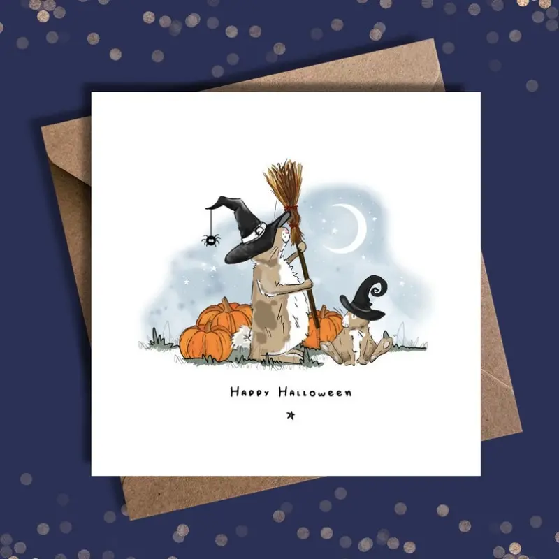 1pc Halloween Greetings Card for Birthday and Party Invitations, Spook-Tacular Cheap Halloween Card for All Ages