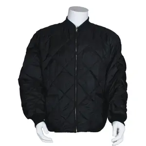 212 MAIN Men's Polyester Quilted Urban Utility Coat - Modest Long-Sleeve Menswear Outerwear Shell Top with Zippers, Slash Pockets, True Sizes S-5XL, Urban Wear Essential
