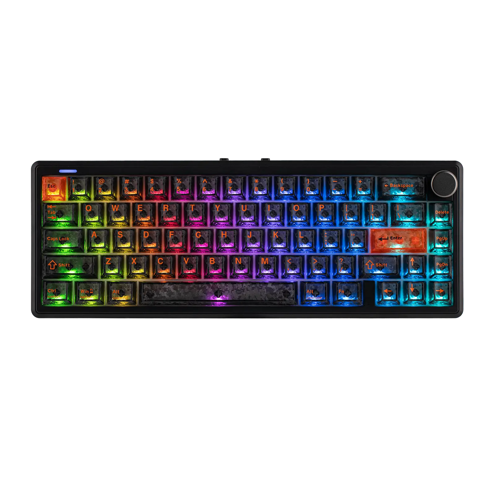 EPOMAKER TH65 Wireless Mechanical Gaming Keyboard with 8000mAh Battery 65% Layout with Volume Knob for Office/Games, Ergonomic Kickstand, BT/2.4GHz/USB-C, Hot-Swap, RGB, Creamy & Thocky Gasket Computers & Office Equipment Keyboards for Gaming & Office