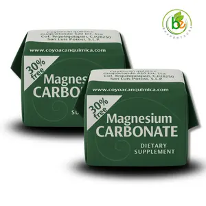 Coyoacan Quimica Magnesium Carbonate 2 Pack 7g Dietary Supplement 100% Natural Vegan Gluten Free Digestive Support Food Grade Powder Made in Mexico