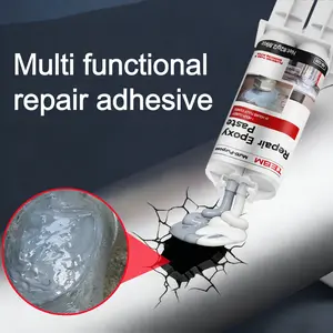 Ab Cold Weld Glue, Fast-Drying High-Temperature Metal Repair Adhesive, Strong Bonding, Leak Fix, Crack Repair, DIY Friendly