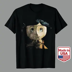 Coraline Movie Print Cotton Men Men's Casual Graphic Tees | 100% Premium Cotton