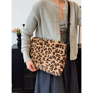 Leopard print Laptop Sleeve 11 13.3 13.6 14 15 15.6 Inch For Macbook Dell Huawei Samsung Xiaomi LG Shoulder Bag Tablet Pouch