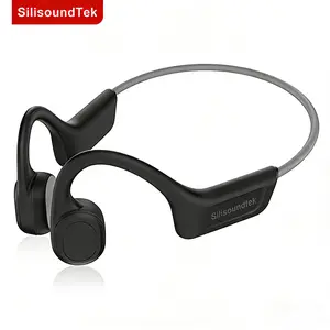 Bone Conduction Headphones IPX7 Silicone titanium ring Waterproof underwater headphones Bluetooth 5.3, 10H Playtime, Wireless Headphones,Open Ear Design for Running, Cycling, Gym, Hiking & Workout Audio Headset,S800C