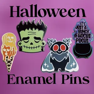 Halloween Enamel Pins - Perfect Accessory for Spooky Season