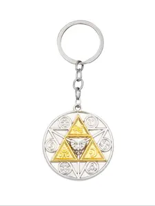 The Legend Of Zelda Triangle Symbol Keychain, Fashionable Alloy Keychain Pendant for Men & Women, Trendy All-match & Exquisite Keychain for Birthday Gift, Keychain for Bags